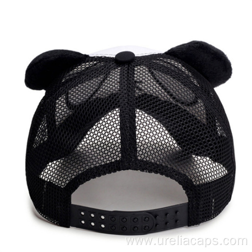 Panda cartoon kids cap